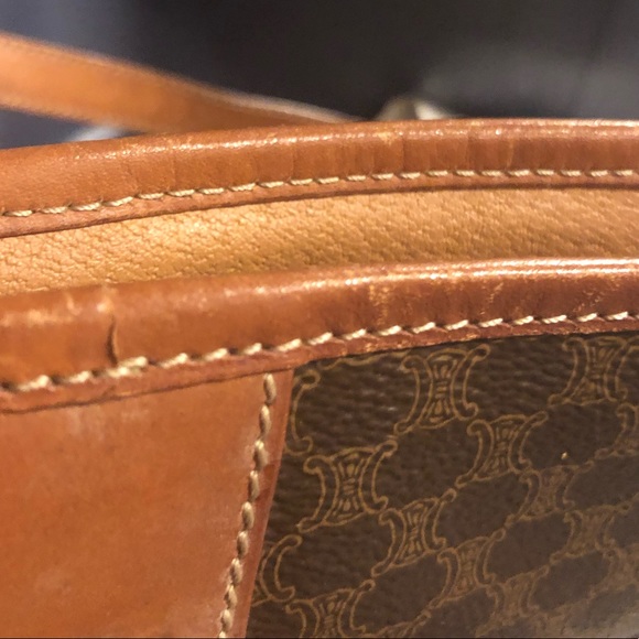 Celine || SOLD‼️Macadam Vintage Shoulder Tote - Picture 9 of 13